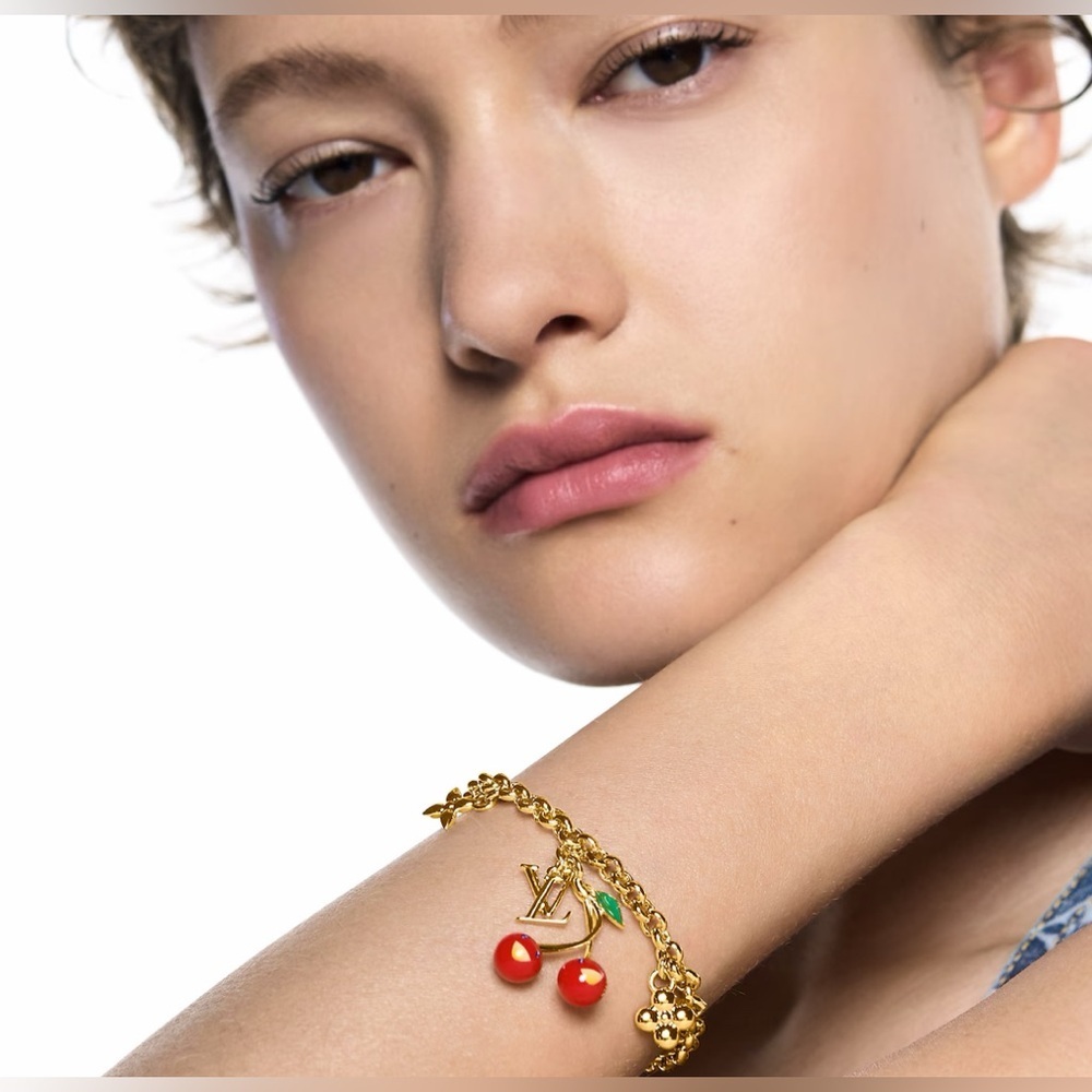 NEW 2025 Louis Vuitton Murakami 20yr Anniversary Cerise Cherry Charm Bracelet - Picture 6 of 7
